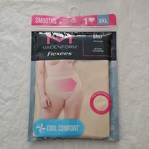 MAIDENFORM Flexees Size 2XL Light Brief Cool Comfort